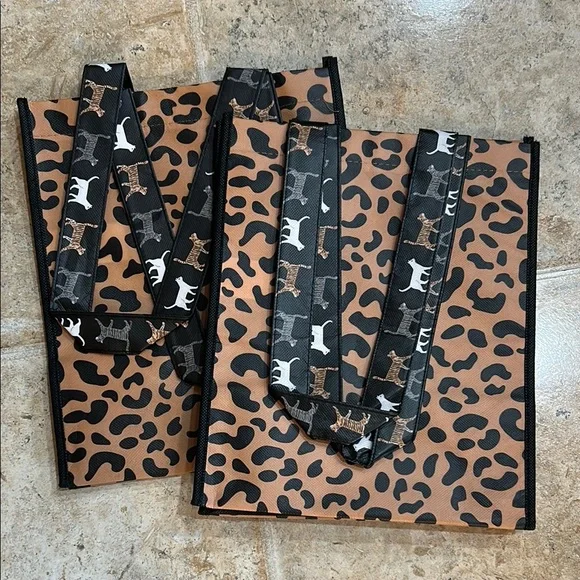 Leopard Print Tote Bag Bundle - Picture 1 of 6